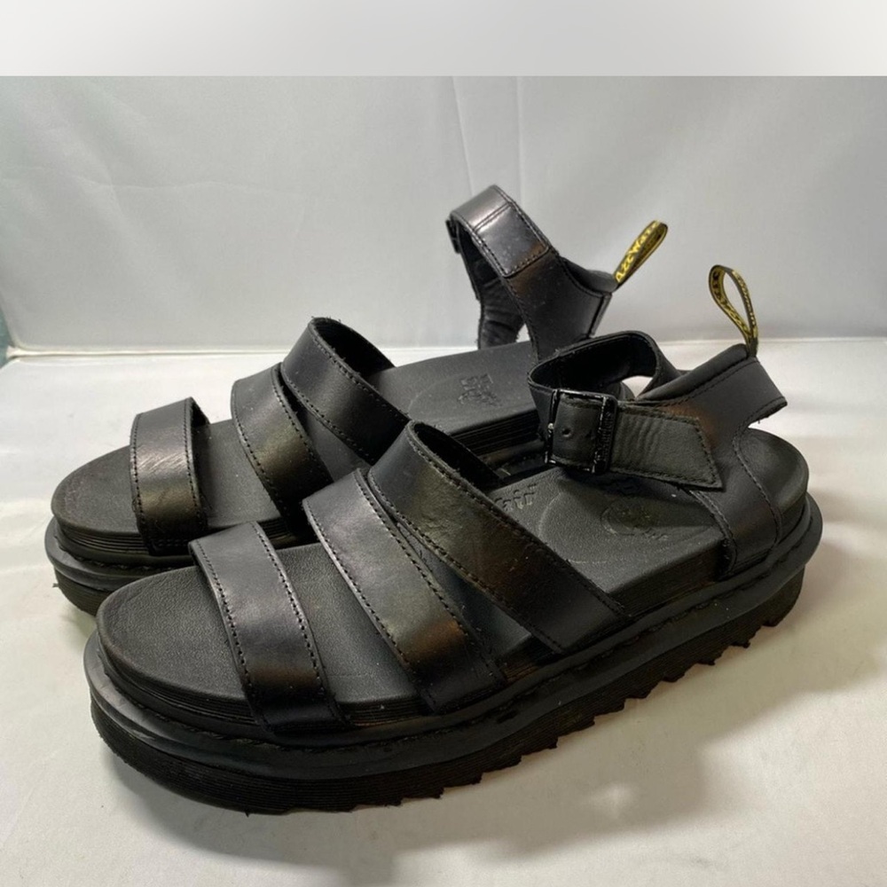 Black Platform Strappy Sandals